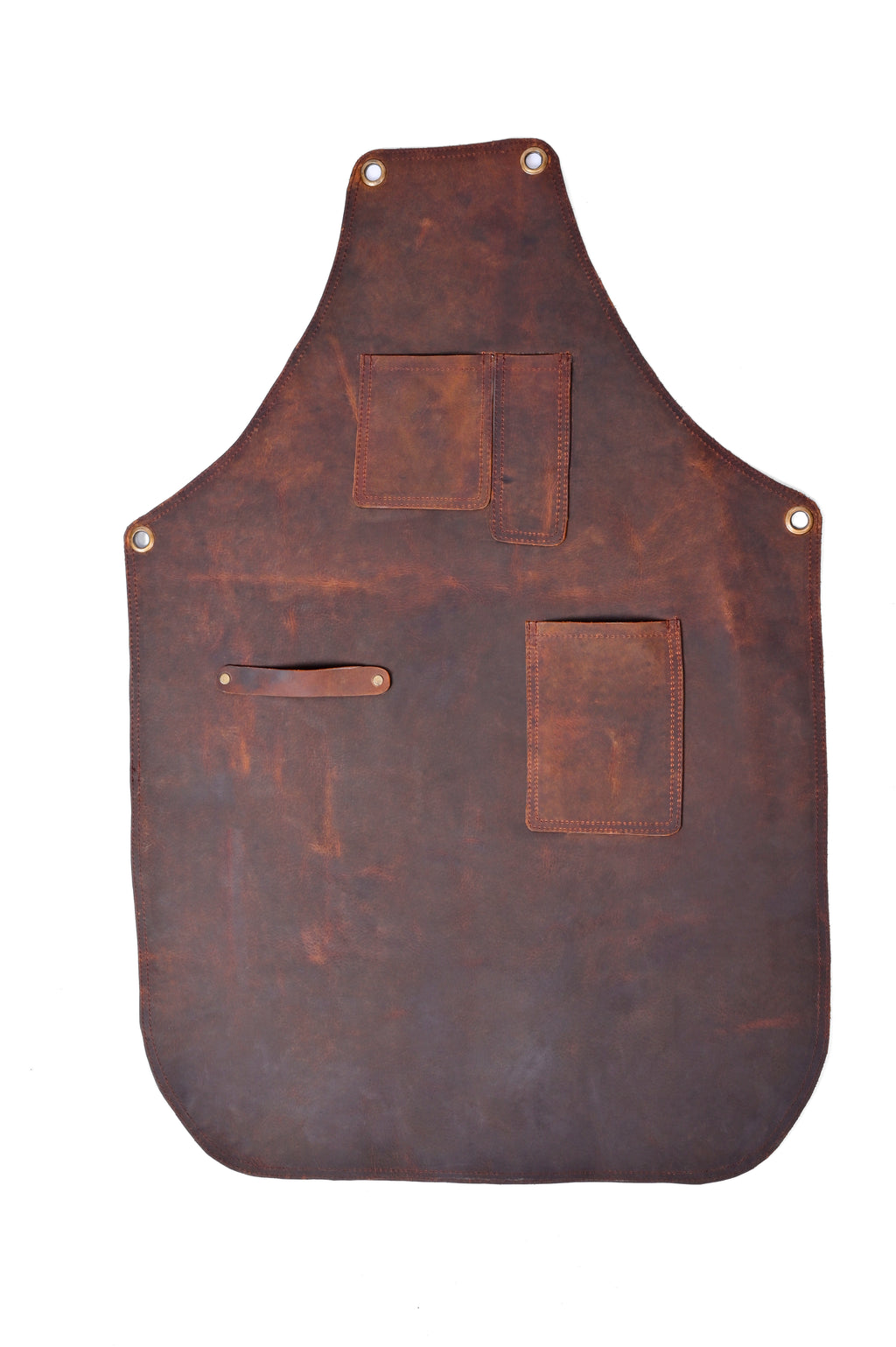 Leather Work Apron - X-Back Cross-Strap Utility Apron